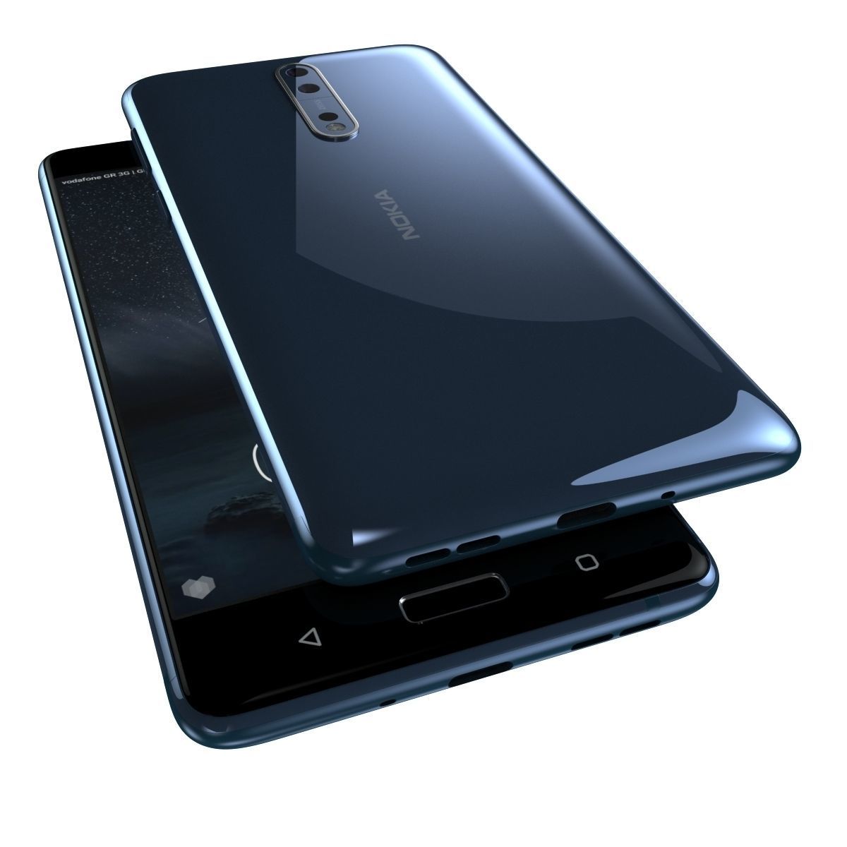 Nokia 8 All Colors 3D model_38