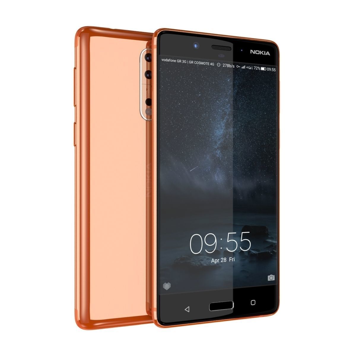 Nokia 8 All Colors 3D model_2