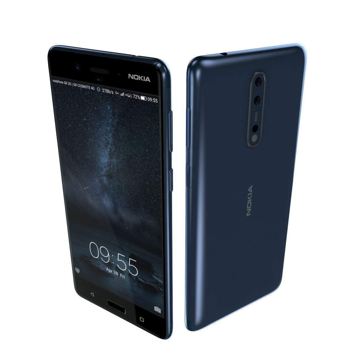Nokia 8 All Colors 3D model_36
