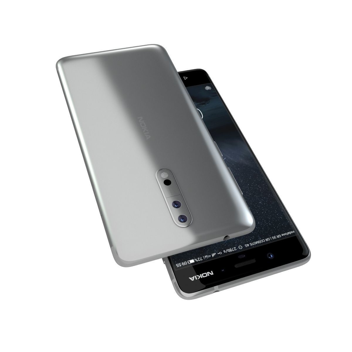 Nokia 8 Steel 3D model_3