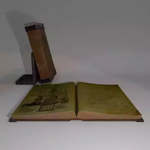 3D Model Ancient Book
