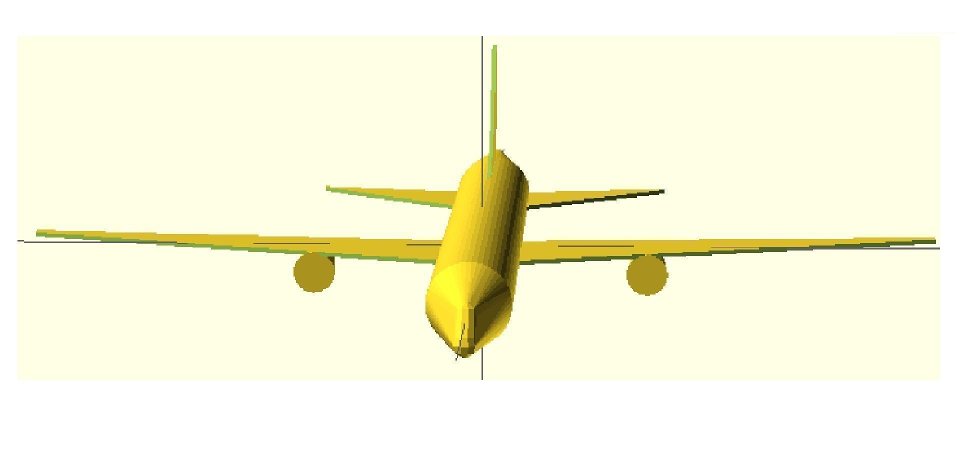 Airplane plane 3D print model_0