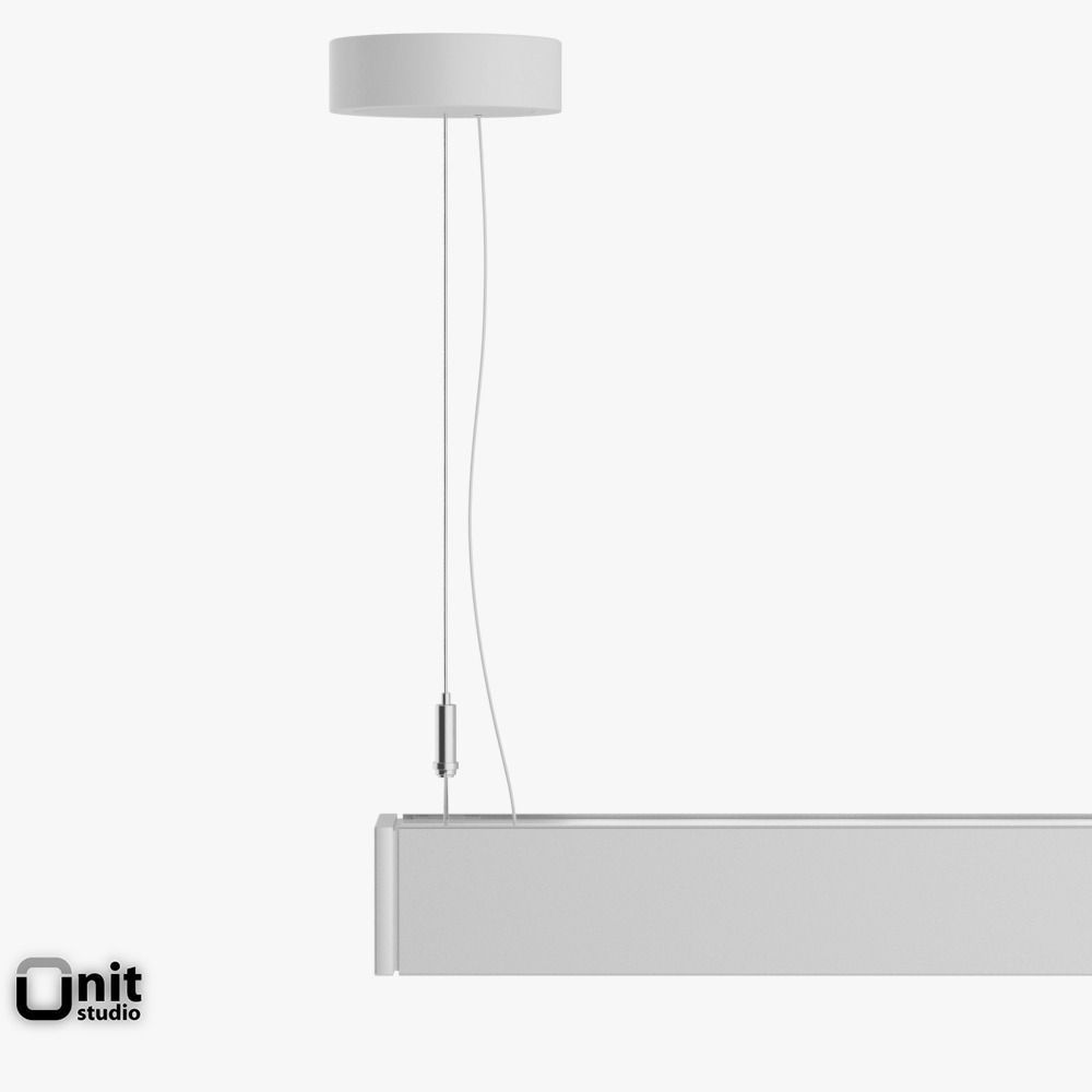 Zumtobel Lincor pendant LED luminaire 3D model_8