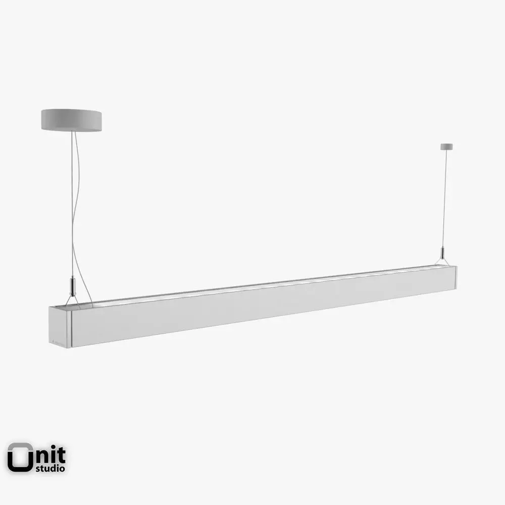 Zumtobel Lincor pendant LED luminaire 3D model_0
