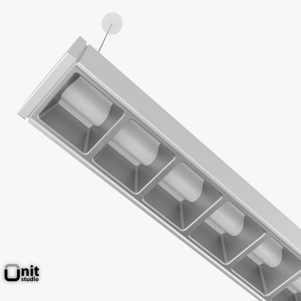 Zumtobel Lincor pendant LED luminaire 3D model_3