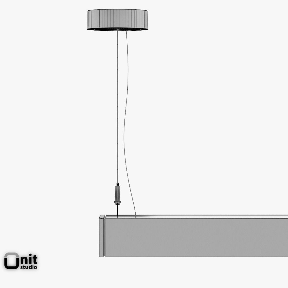 Zumtobel Lincor pendant LED luminaire 3D model_15