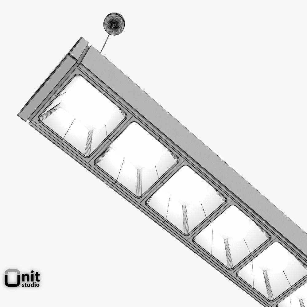 Zumtobel Lincor pendant LED luminaire 3D model_12