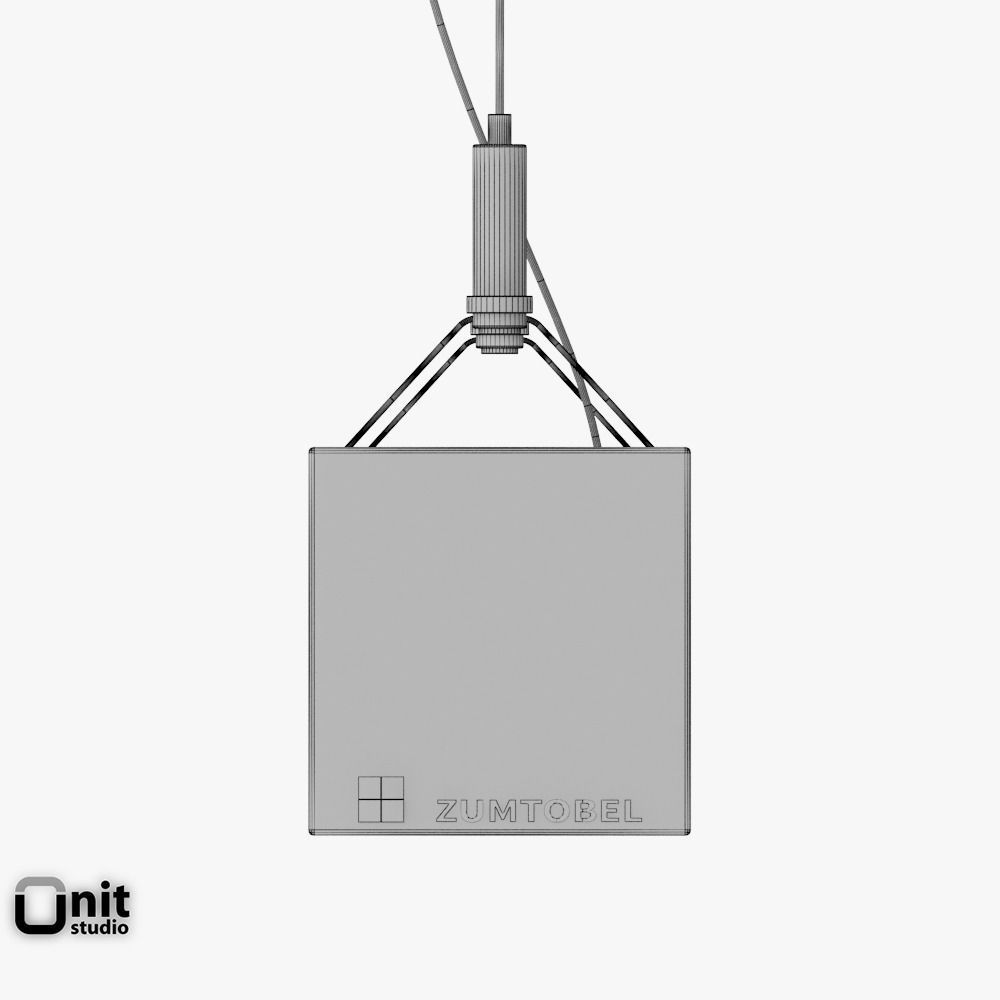 Zumtobel Lincor pendant LED luminaire 3D model_16