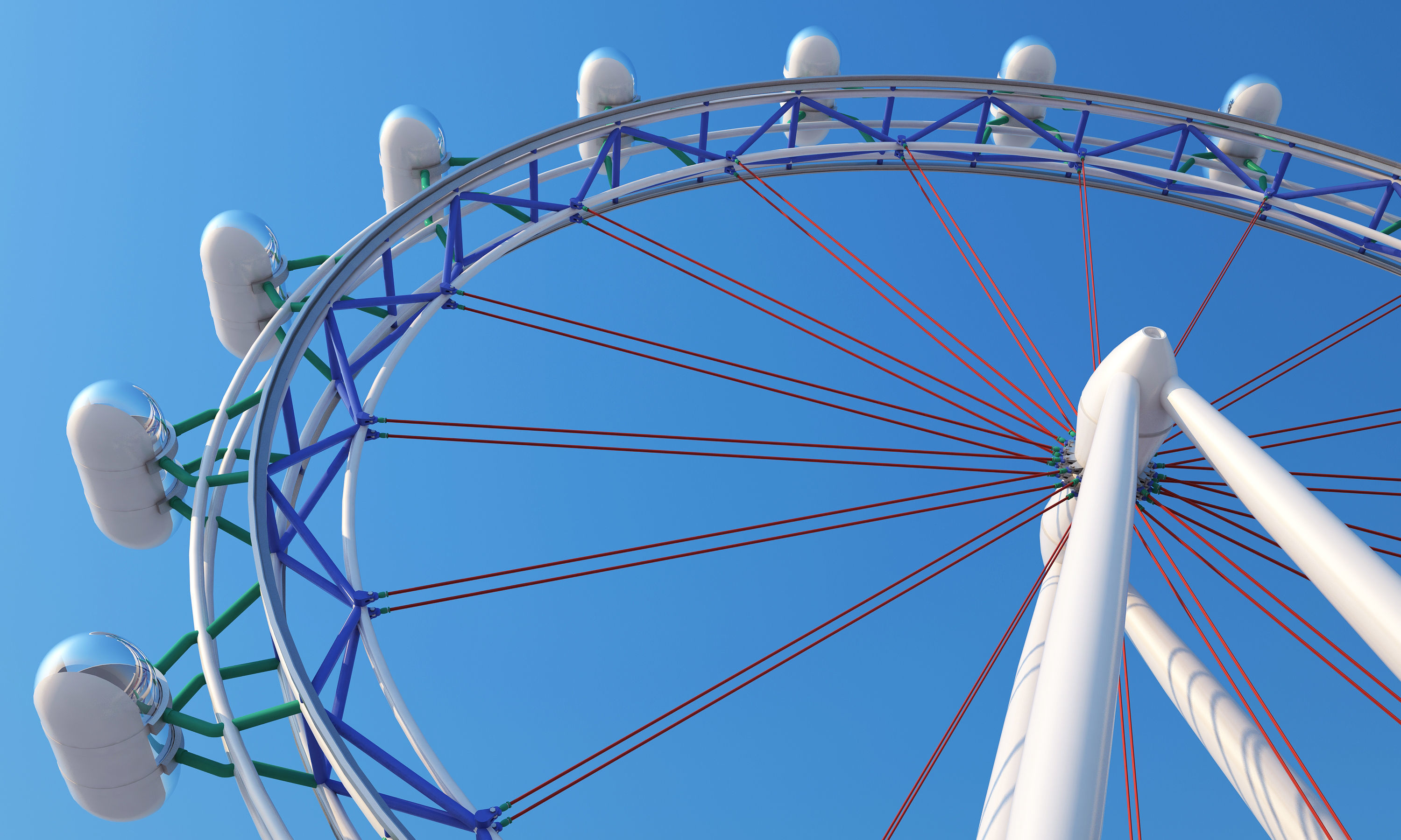 Ferris Wheel 3D model_2
