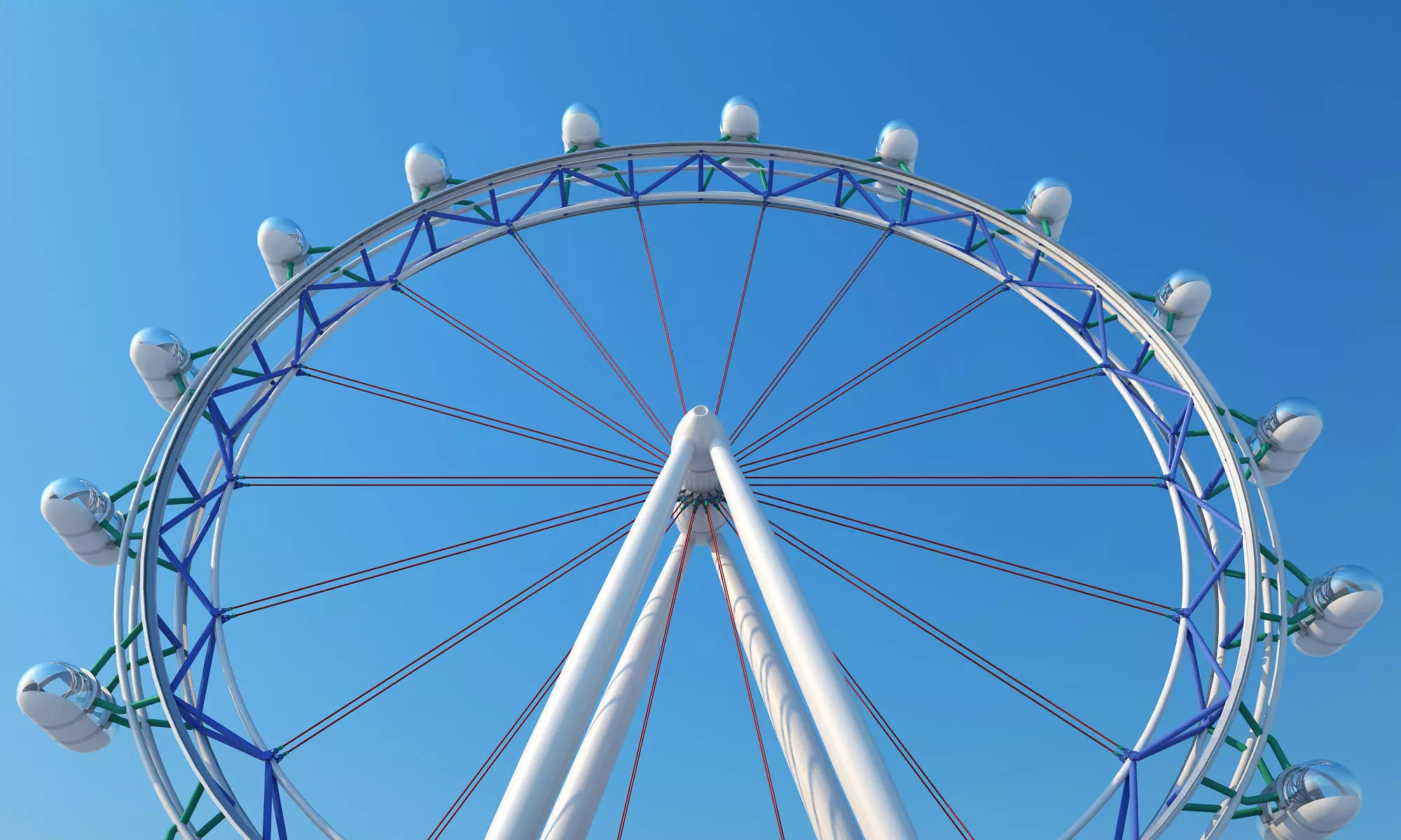 Ferris Wheel 3D model_0