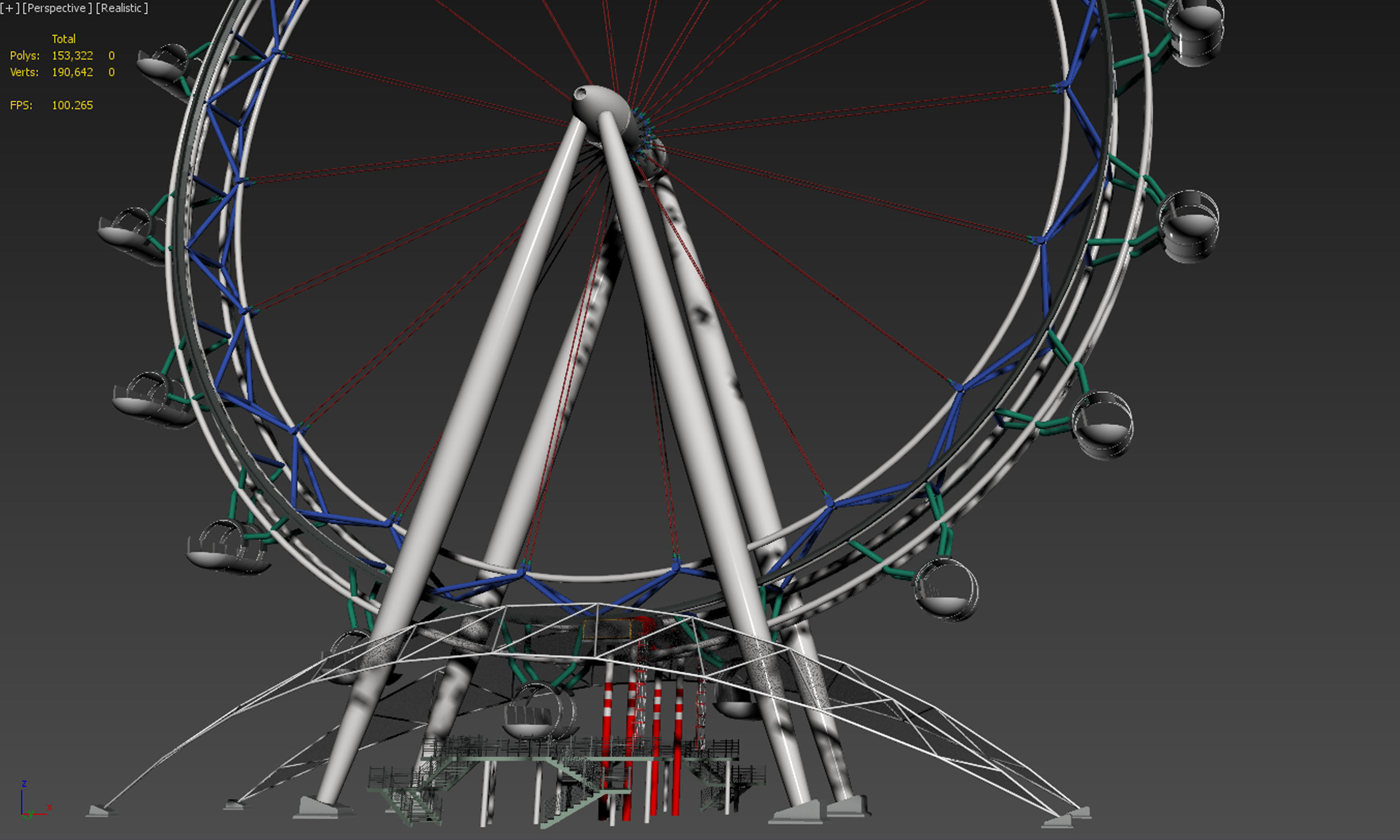 Ferris Wheel 3D model_12