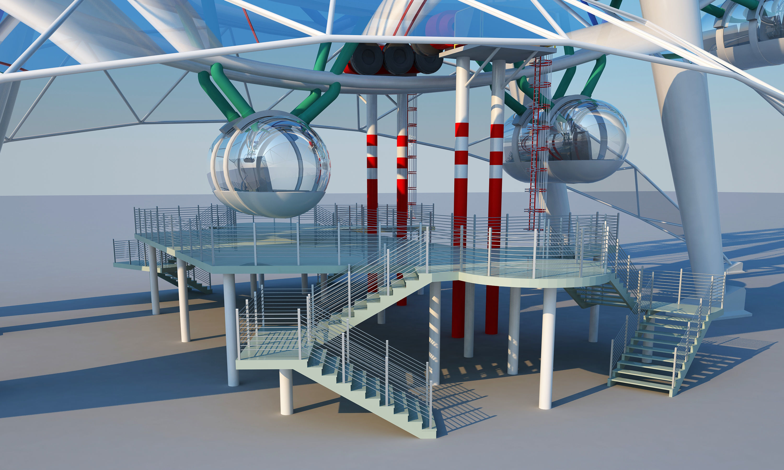 Ferris Wheel 3D model_6