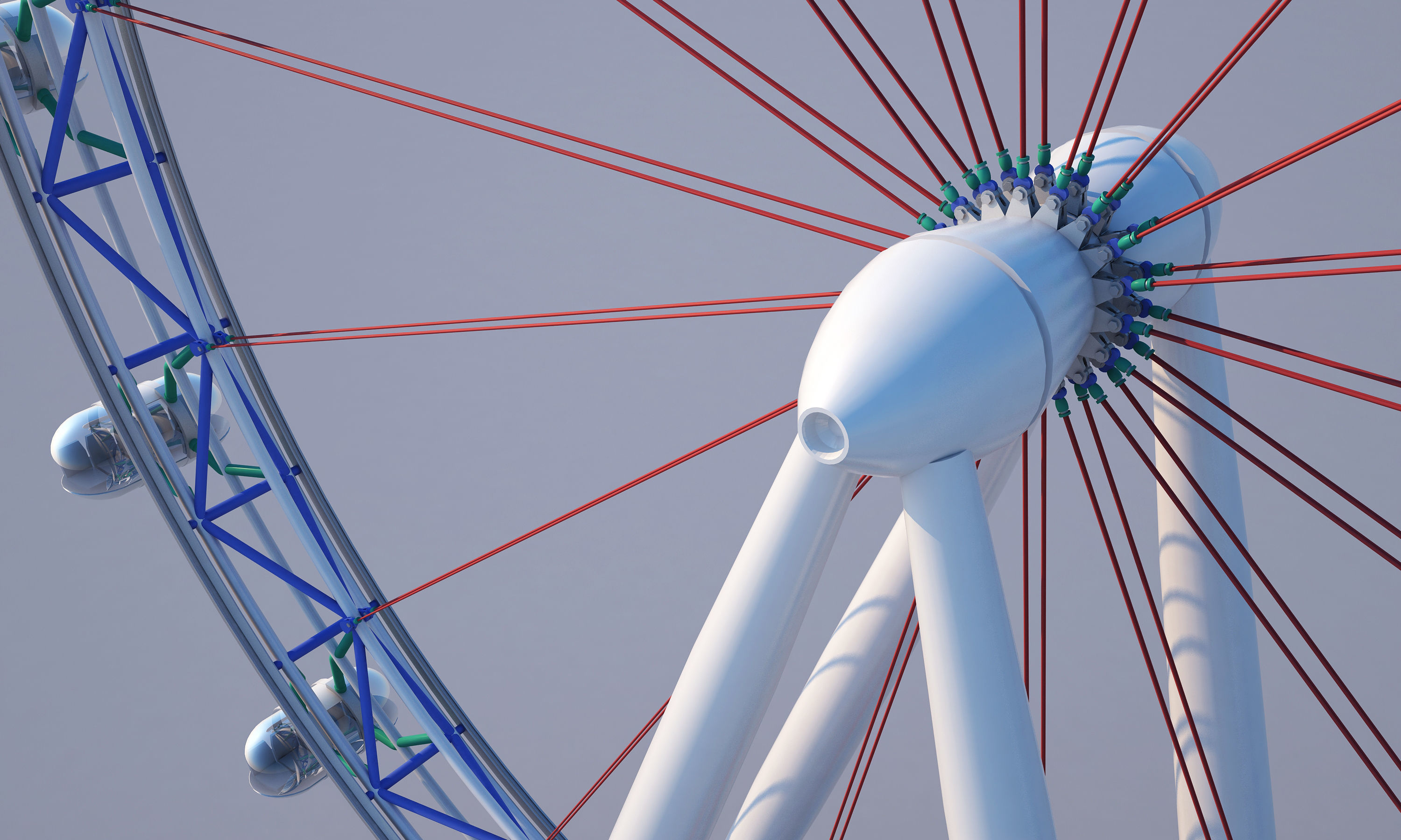 Ferris Wheel 3D model_9