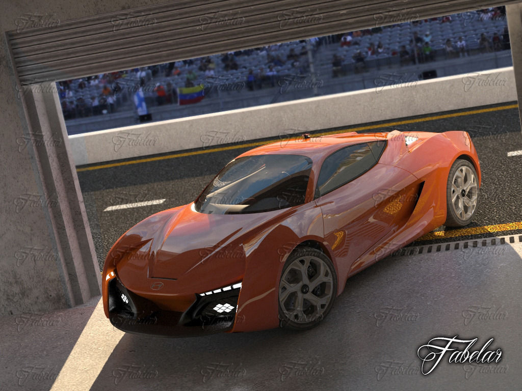 Hyunday Passocorto Garage 3D model_2