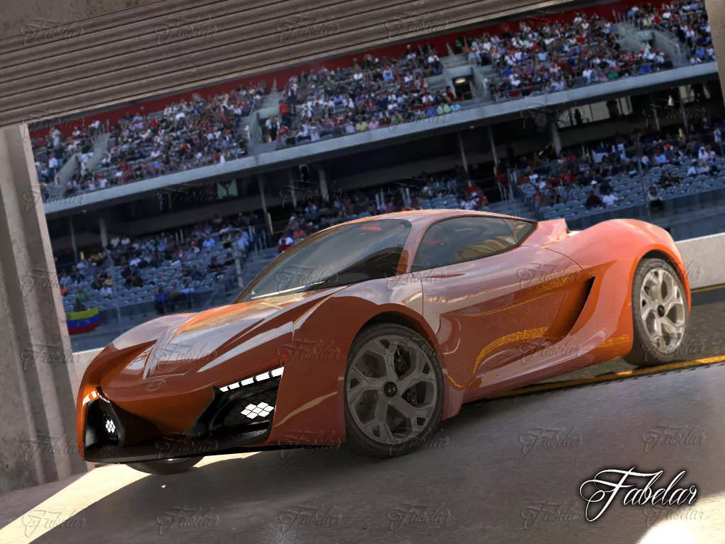 Hyunday Passocorto Garage 3D model_0