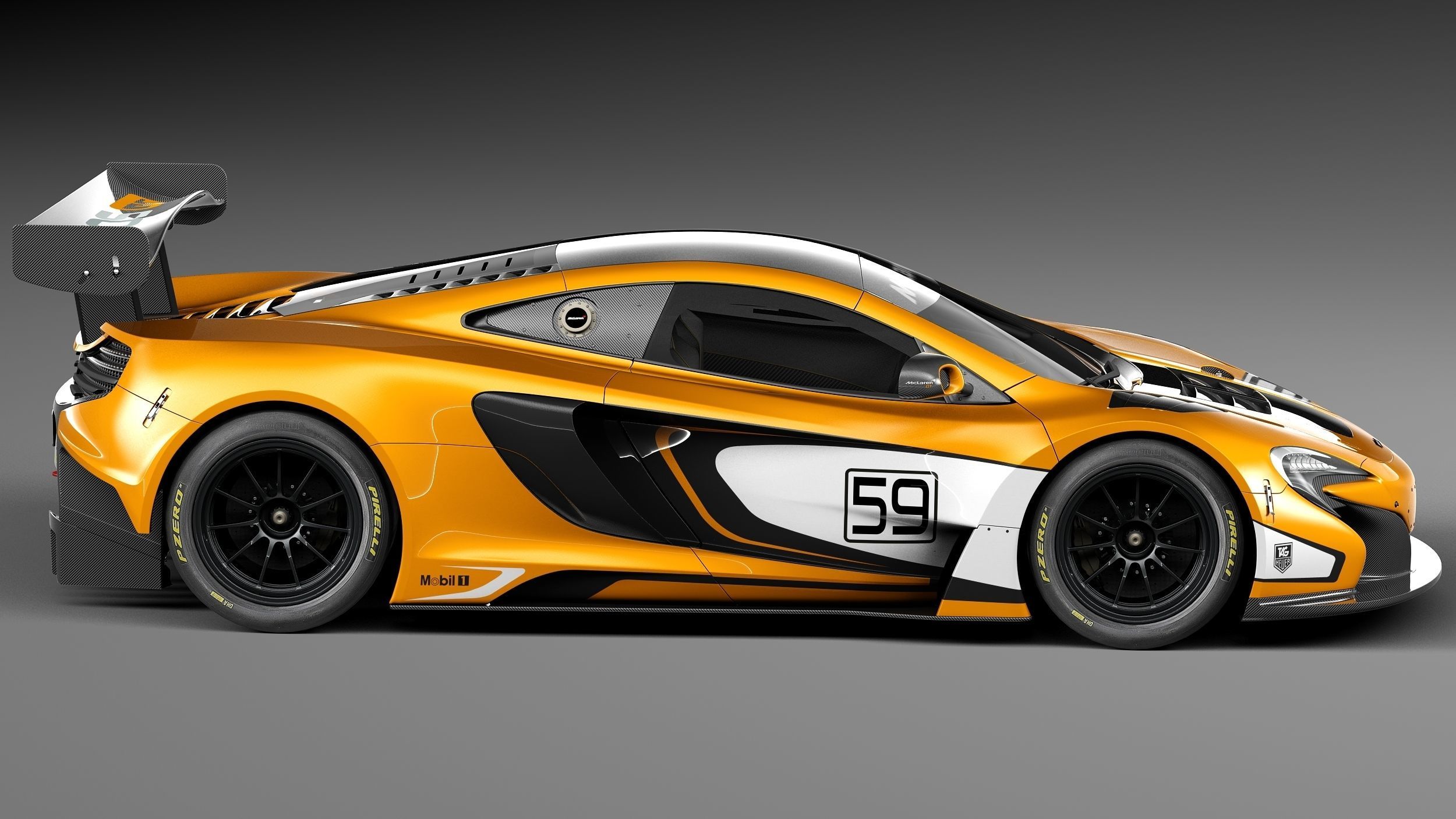 Mclaren 650S GT3 2015 3D model_6