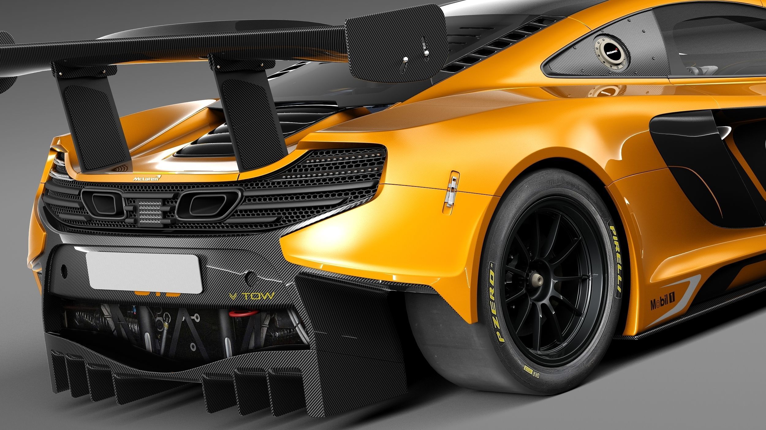 Mclaren 650S GT3 2015 3D model_3