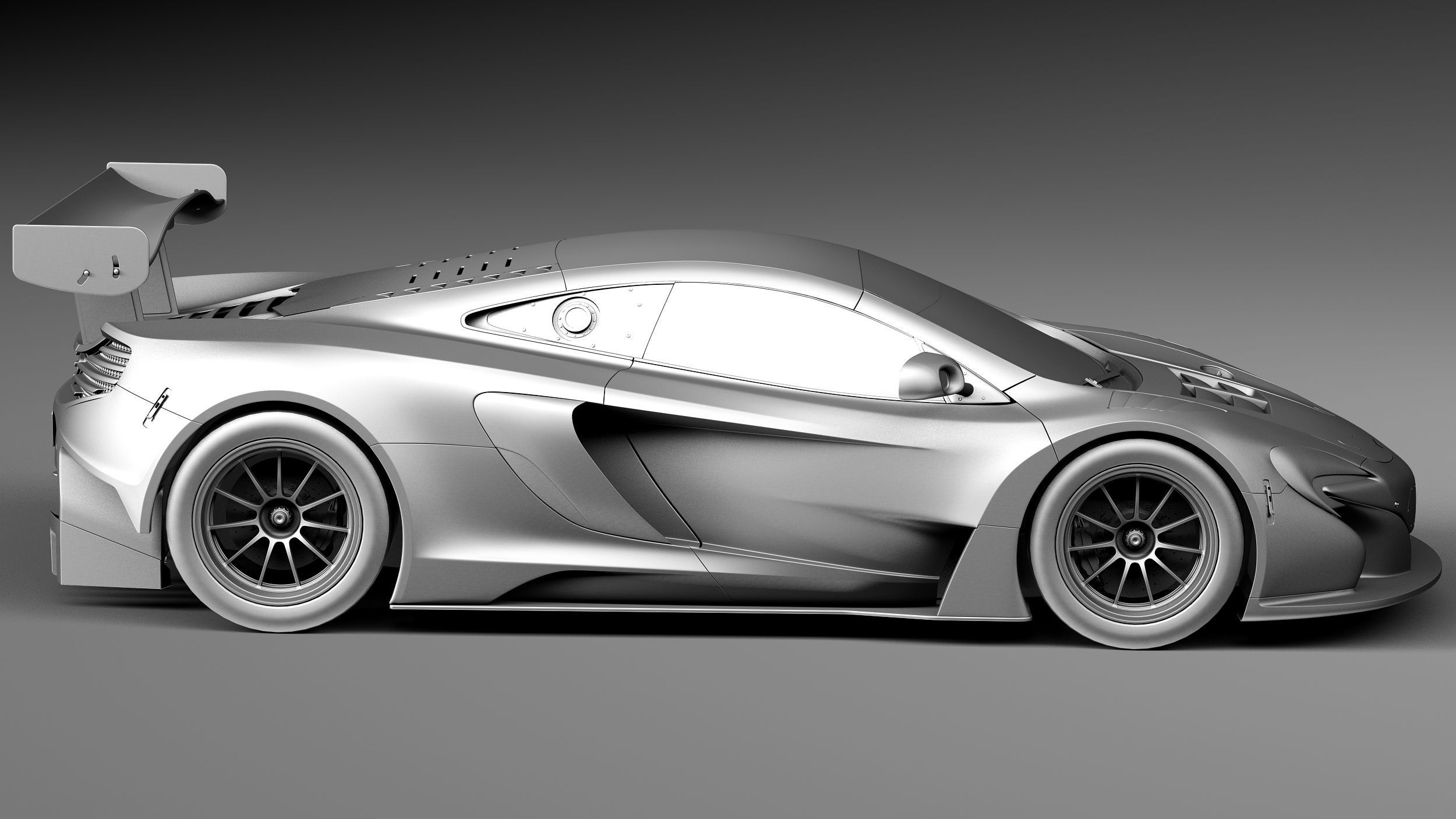 Mclaren 650S GT3 2015 3D model_15