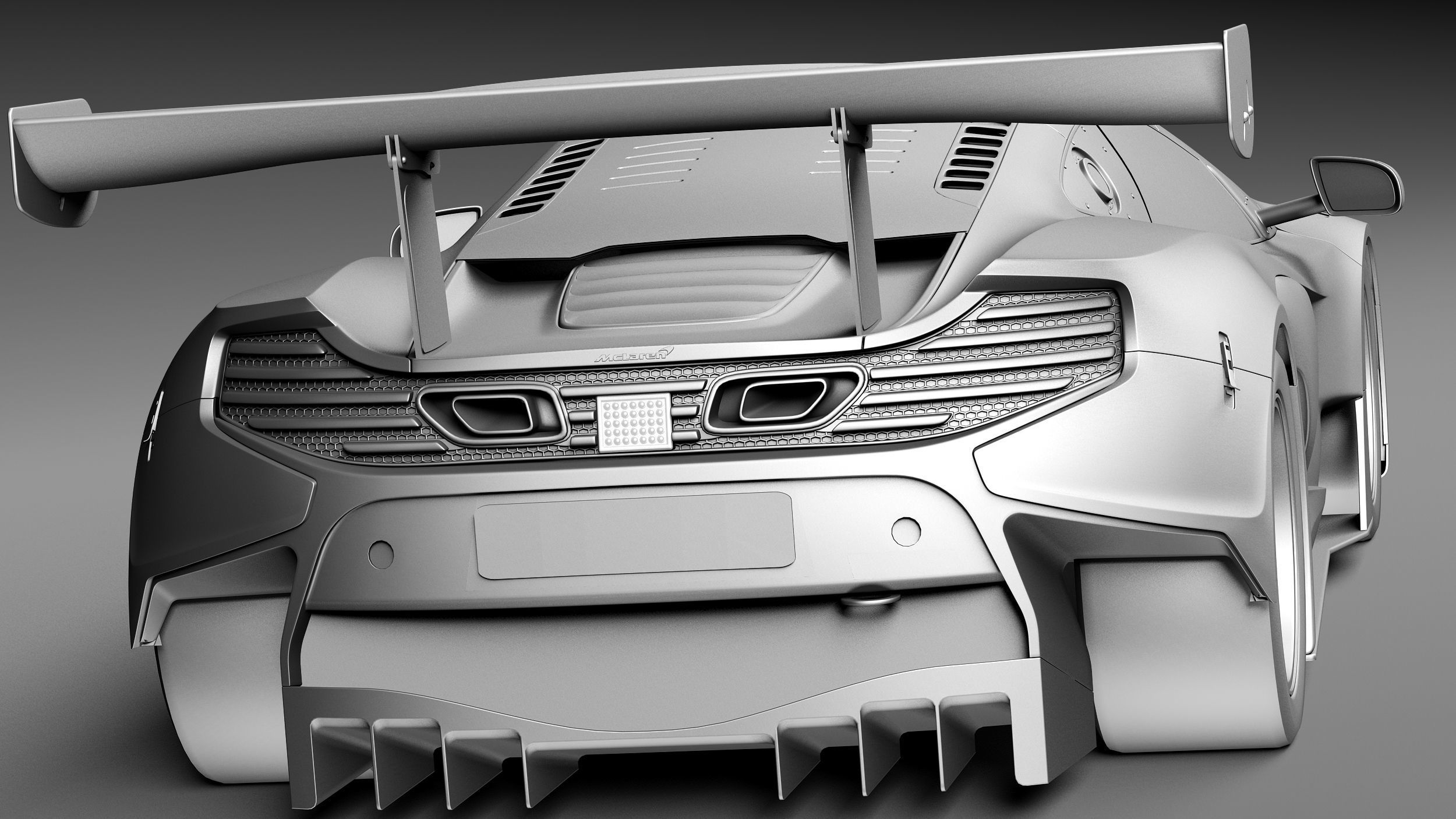 Mclaren 650S GT3 2015 3D model_14