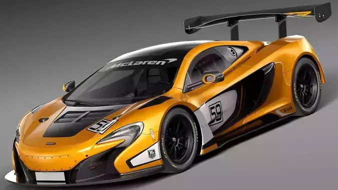 Mclaren 650S GT3 2015 3D model