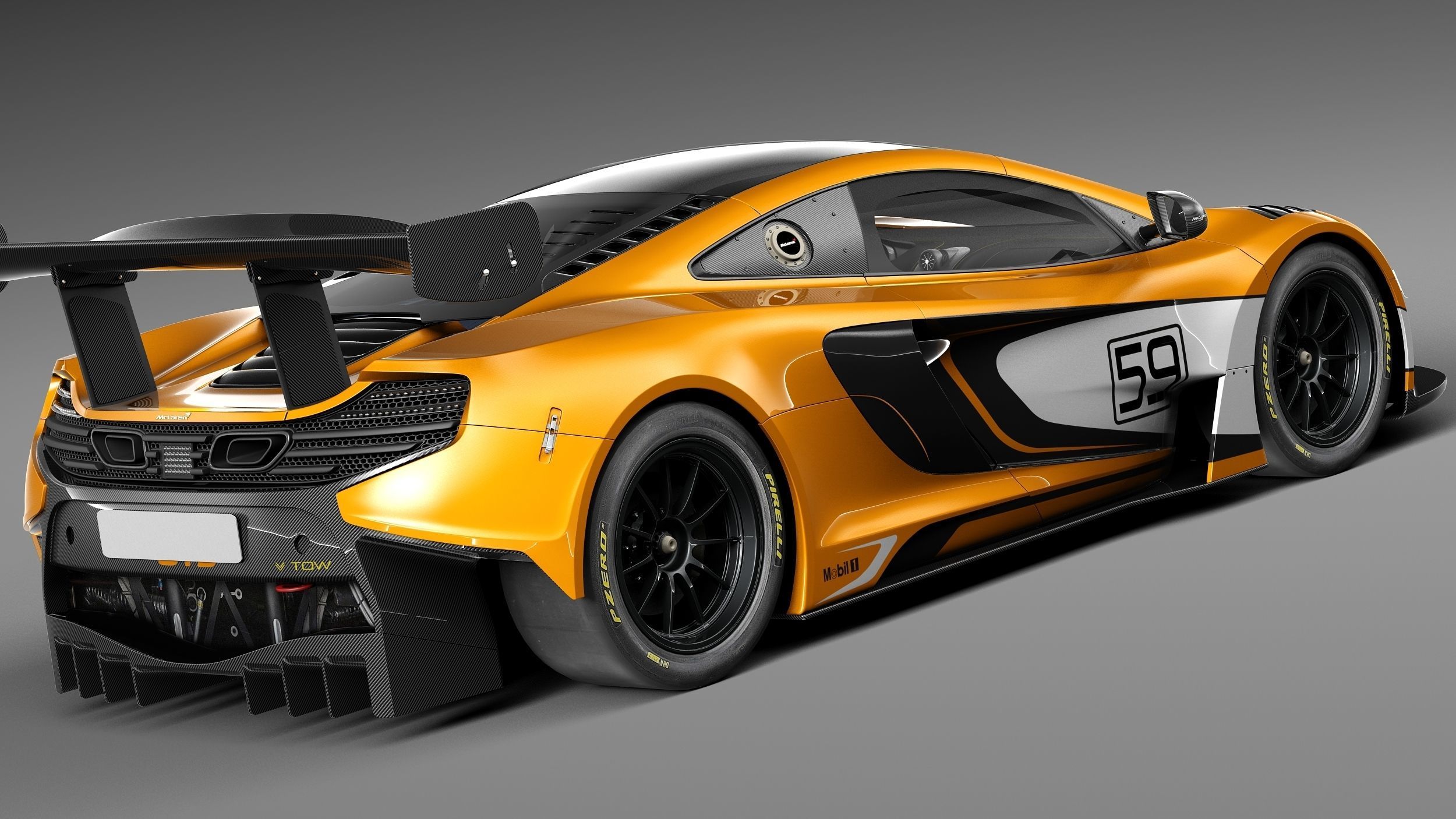 Mclaren 650S GT3 2015 3D model_4