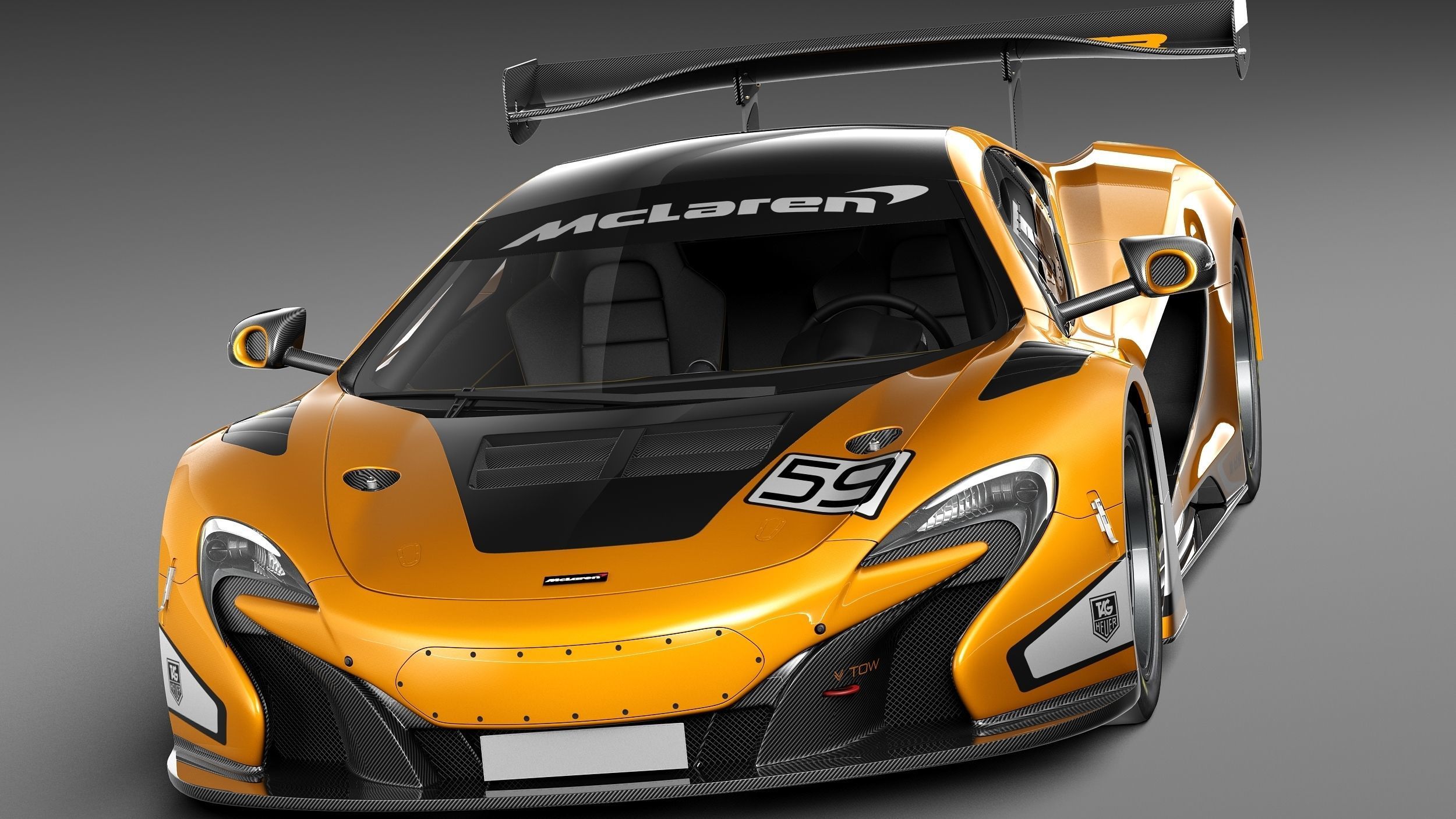 Mclaren 650S GT3 2015 3D model_1
