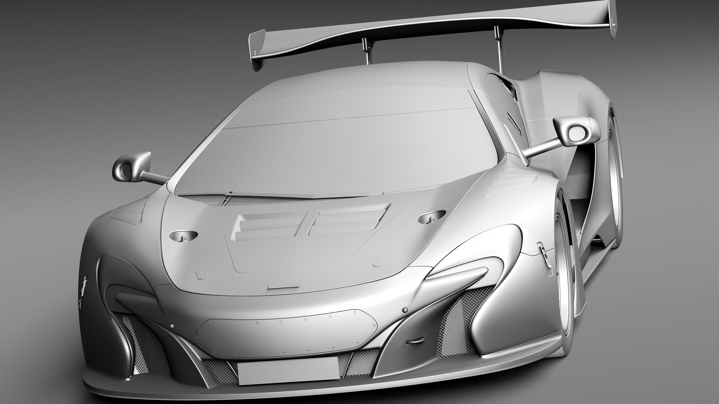 Mclaren 650S GT3 2015 3D model_10