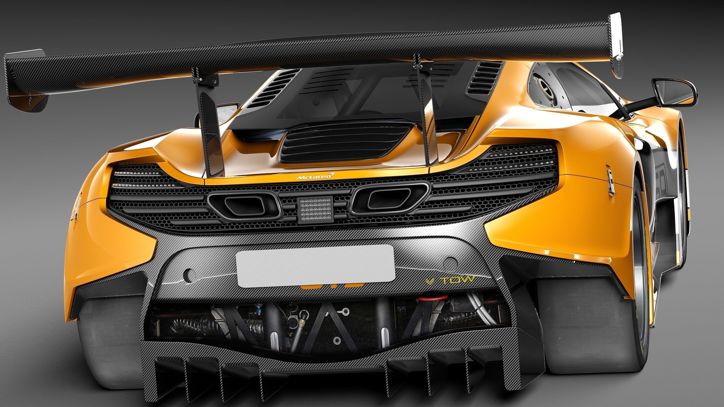 Mclaren 650S GT3 2015 3D model_5