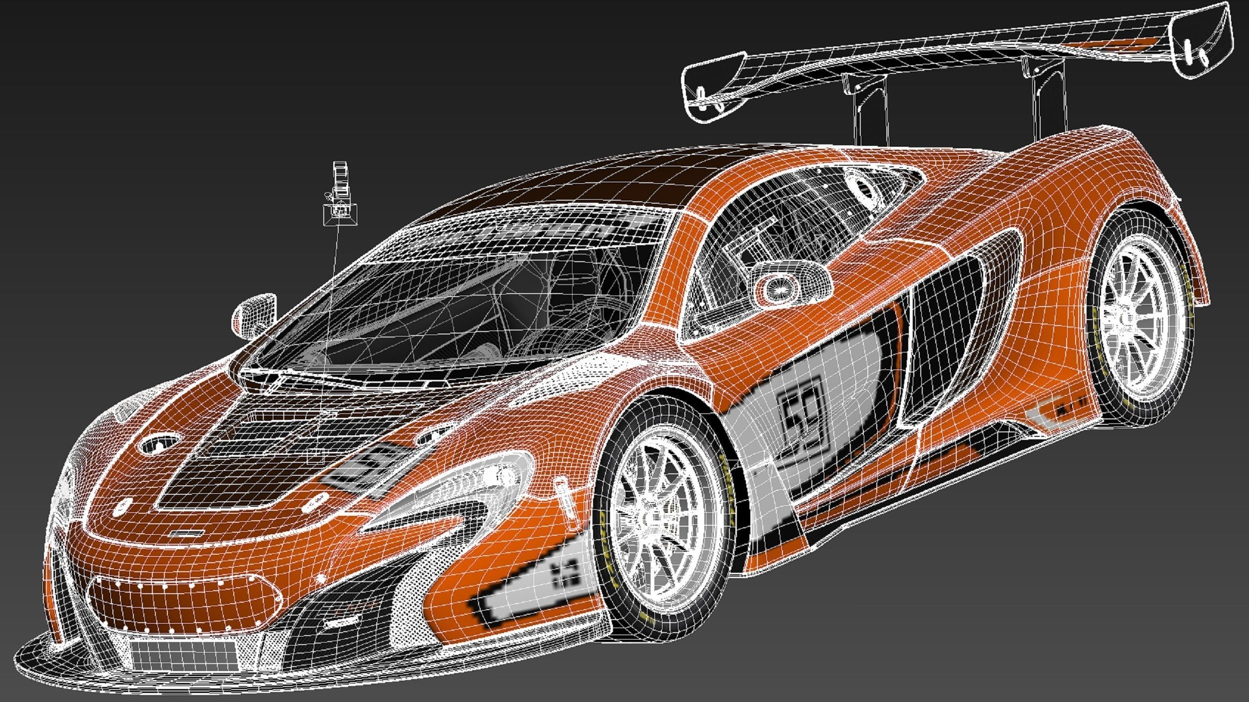 Mclaren 650S GT3 2015 3D model_17