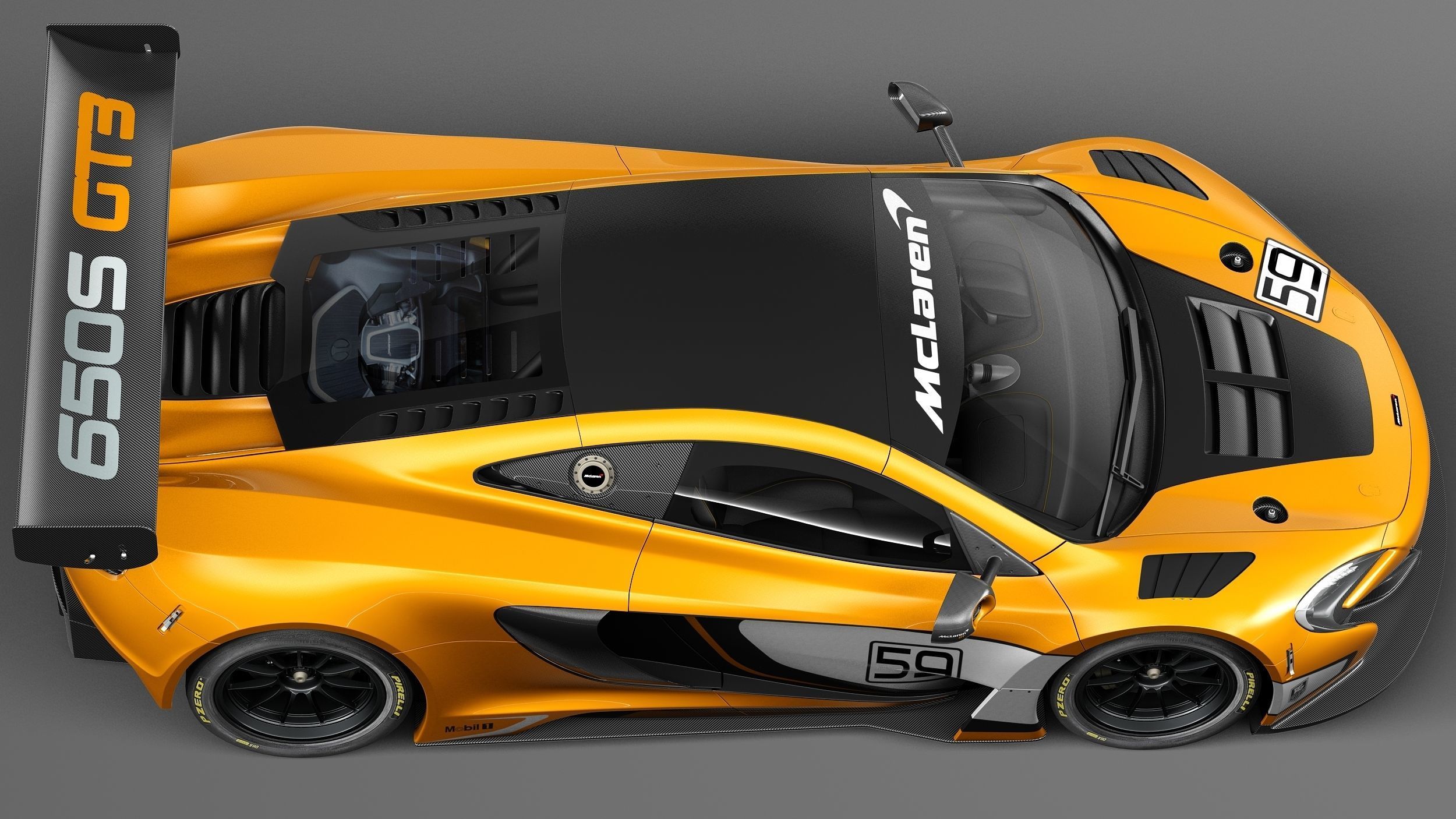 Mclaren 650S GT3 2015 3D model_7