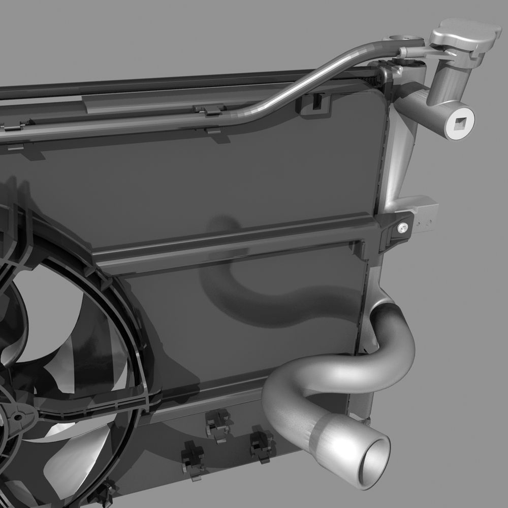 Engine Cooling Fan 3D model_6