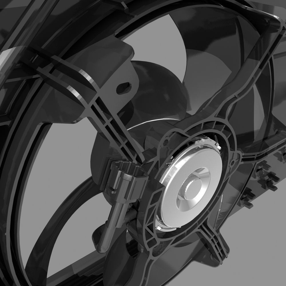 Engine Cooling Fan 3D model_18