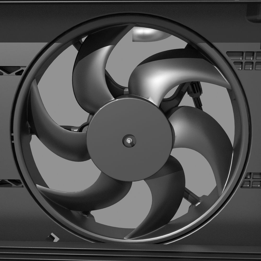 Engine Cooling Fan 3D model_9