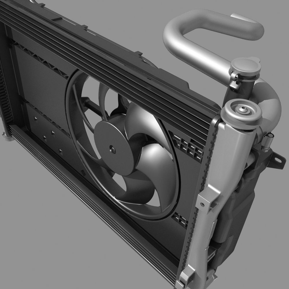 Engine Cooling Fan 3D model_10