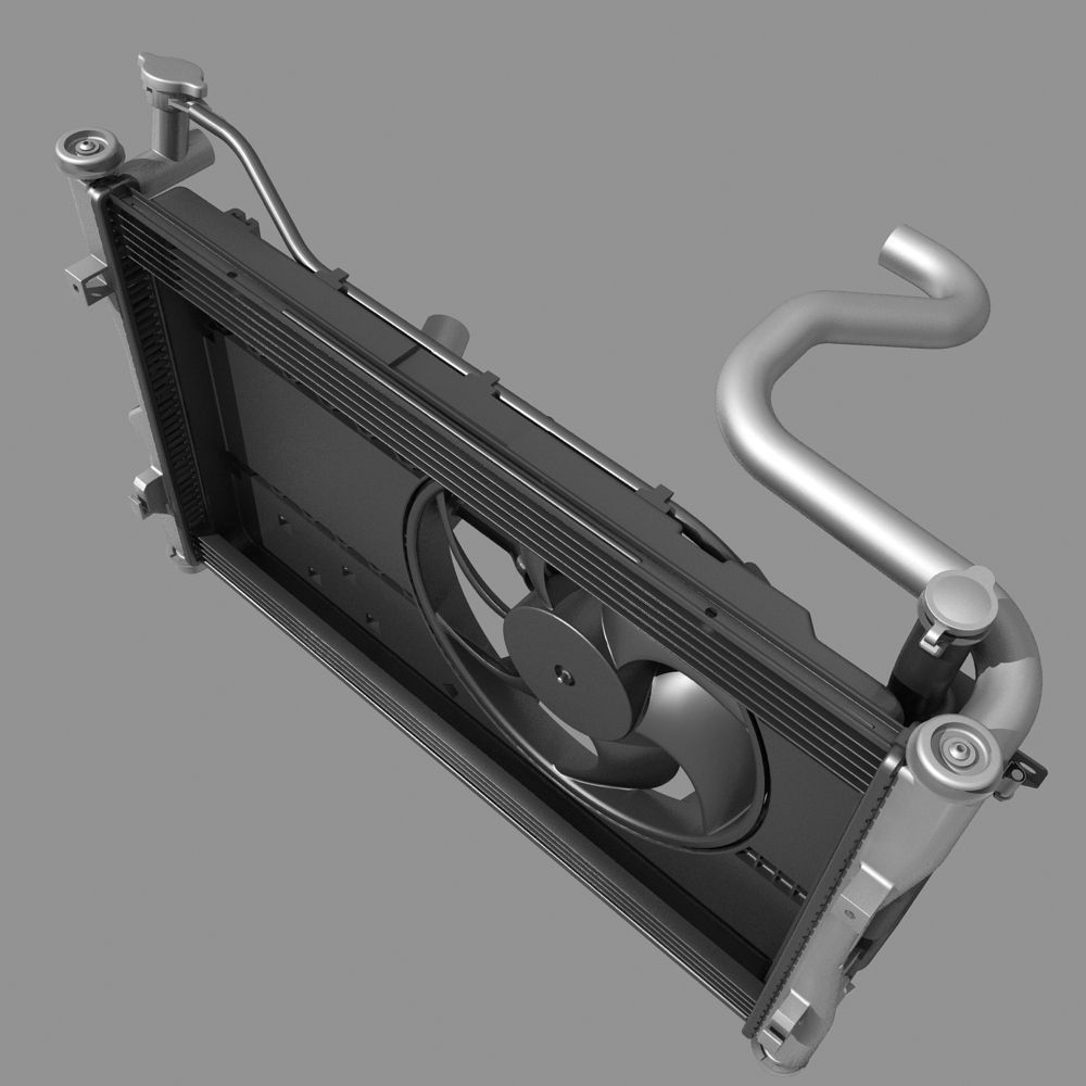 Engine Cooling Fan 3D model_15