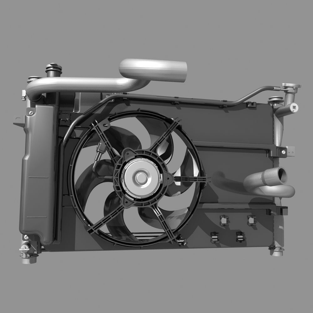 Engine Cooling Fan 3D model_7