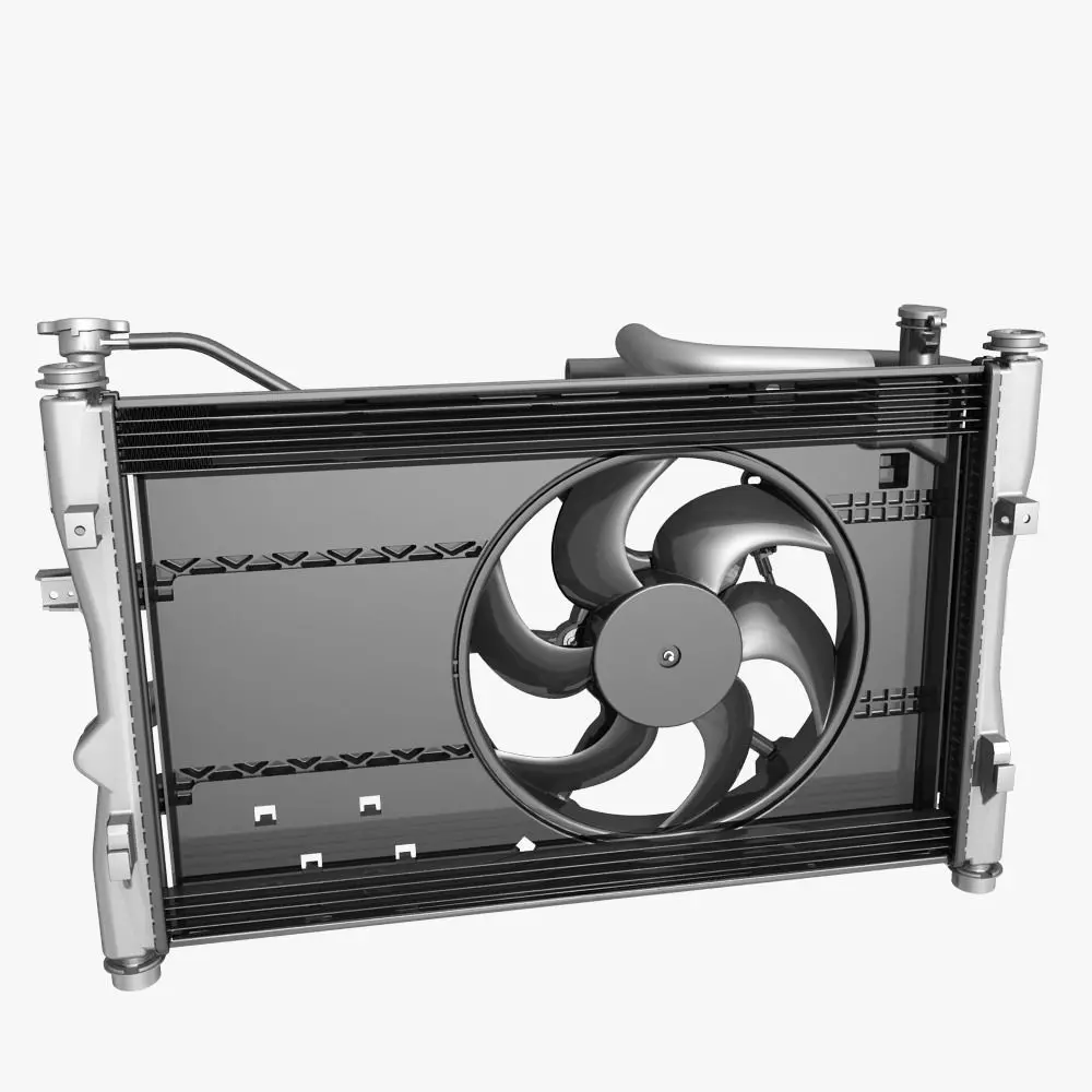 Engine Cooling Fan 3D model_0