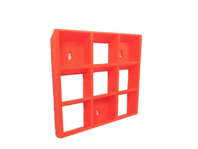 Pidgeon Hole-der wall mounted 3D print model_3