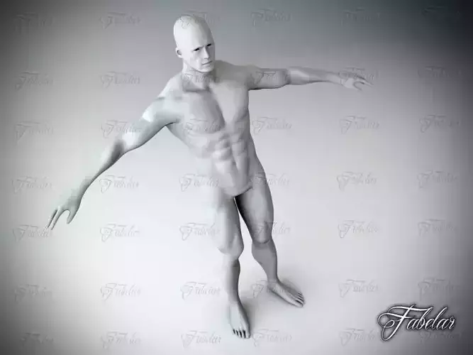 Male body Vray