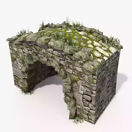 Stone Bridge 3D model