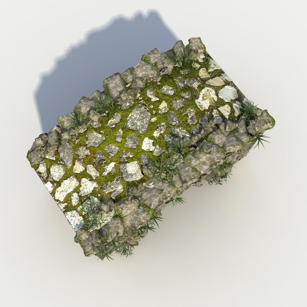 Stone Bridge 3D model_8
