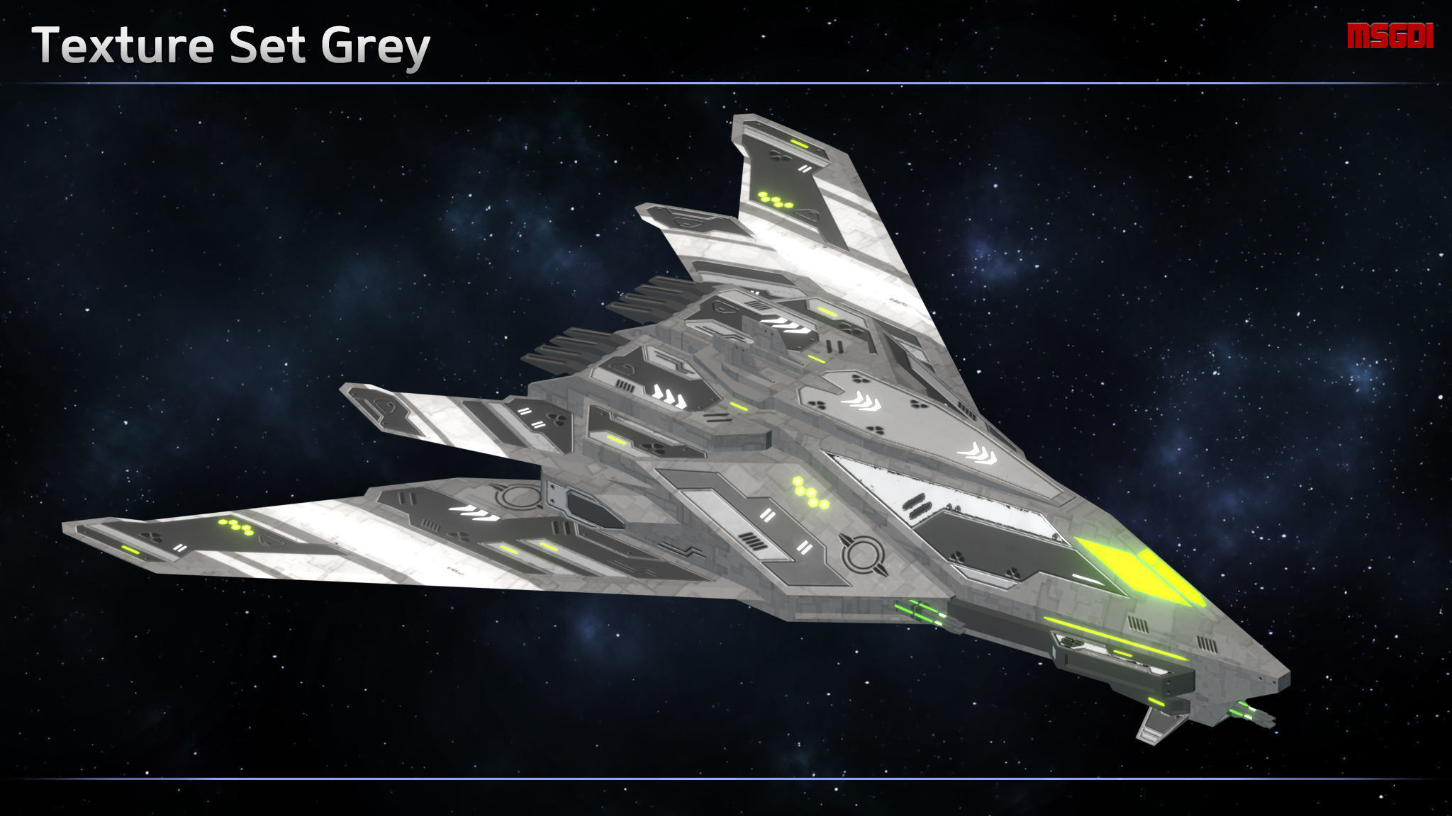 Spaceship Enkar Republic Scout Zarthak Low-poly 3D model_8