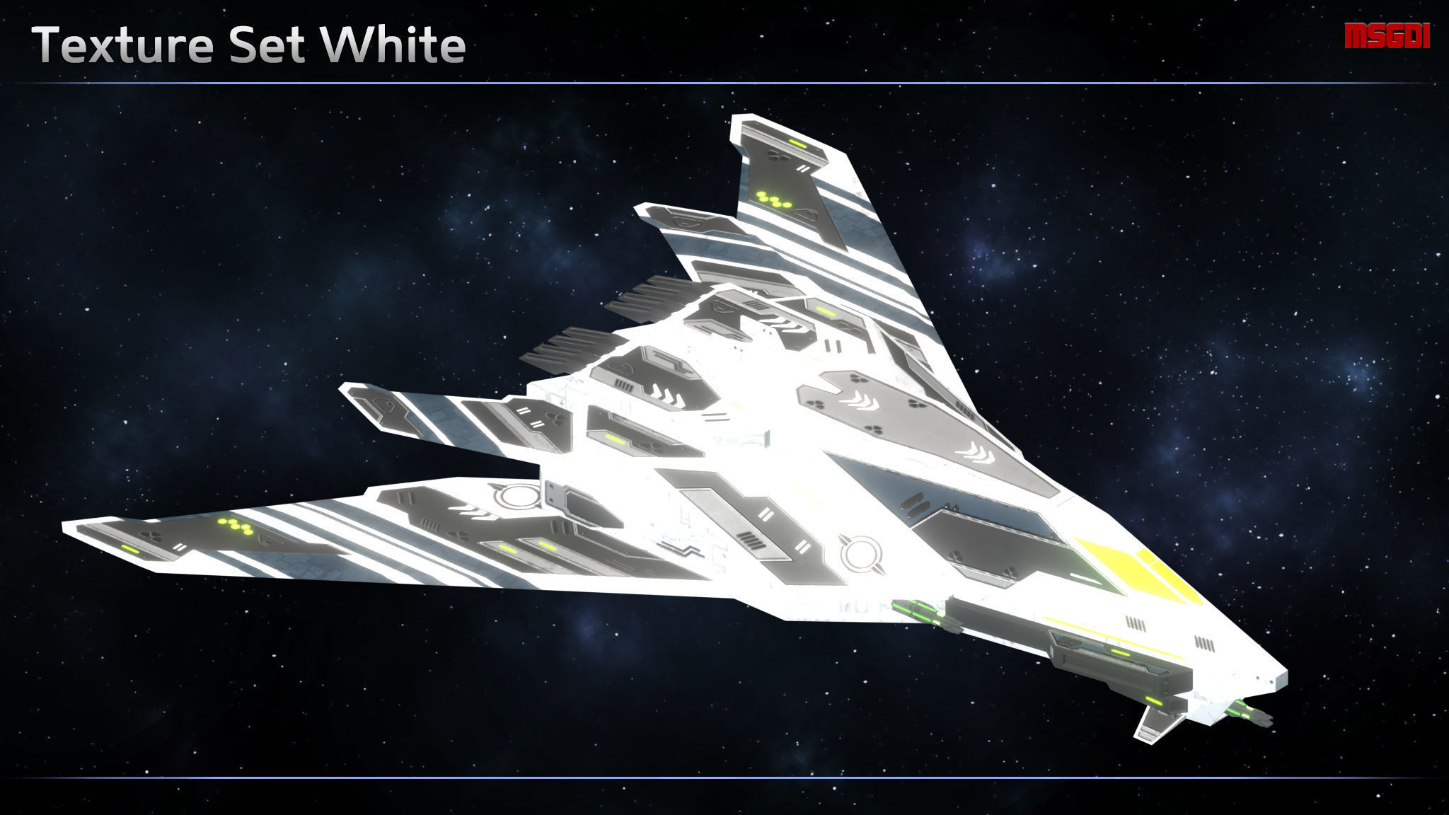 Spaceship Enkar Republic Scout Zarthak Low-poly 3D model_10