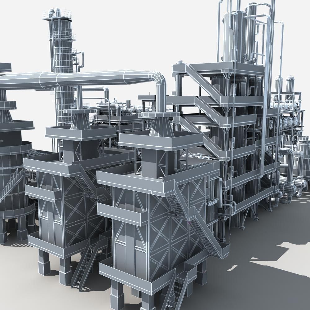 Refinery oil 3D model_15