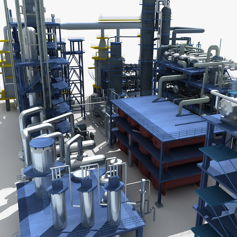 Refinery oil 3D model_18