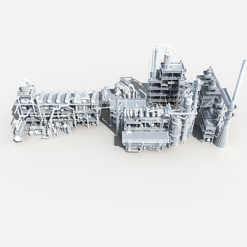 Refinery oil 3D model_12