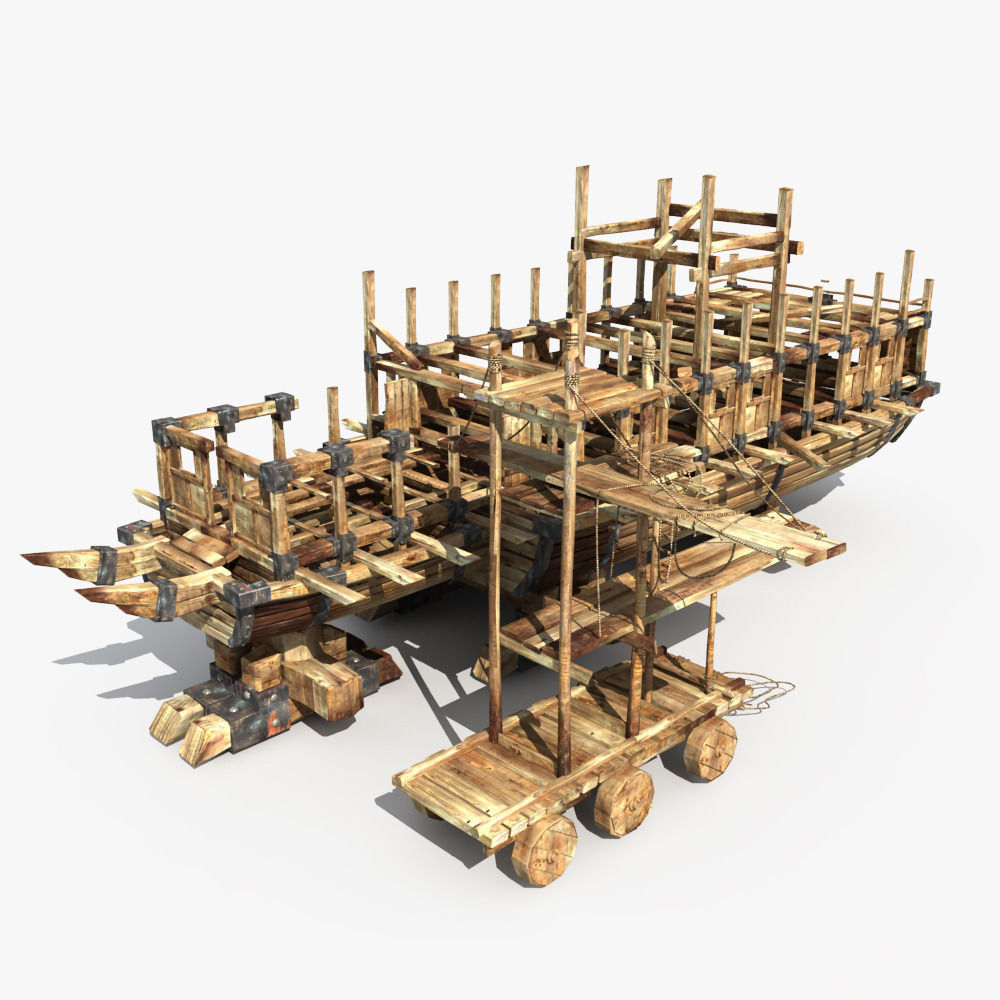 Ship is being Built 3D model_13
