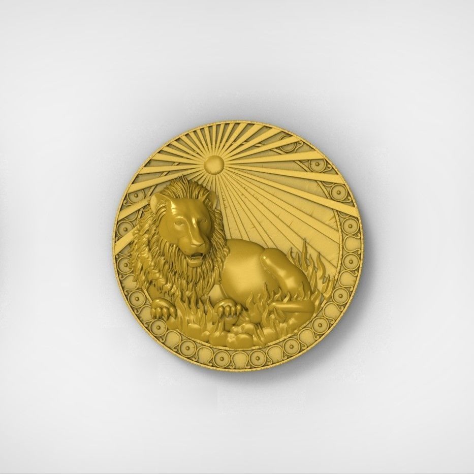 3D model of the twelve symbols of the zodiac 3D print model_5