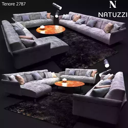 Sofa in modern style  NATUZZI Tenore 2787