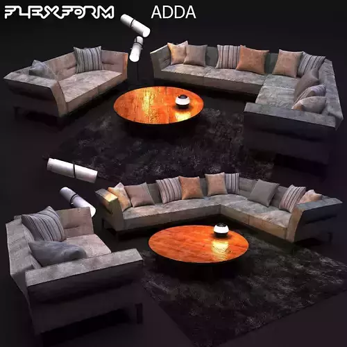 Sofa in modern style  FLEXFORM ADDA